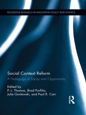 cover image of Social Context Reform